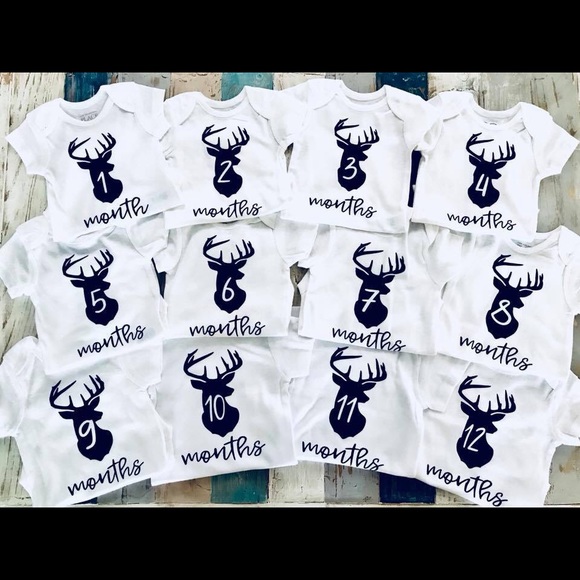 monthly milestone onesies